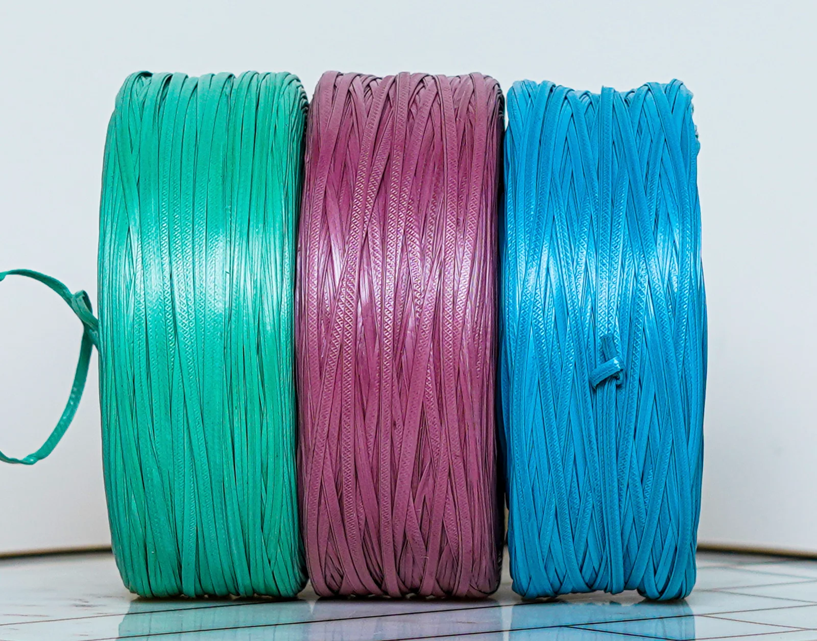 3mm Colour Sutli packaging twine close-up